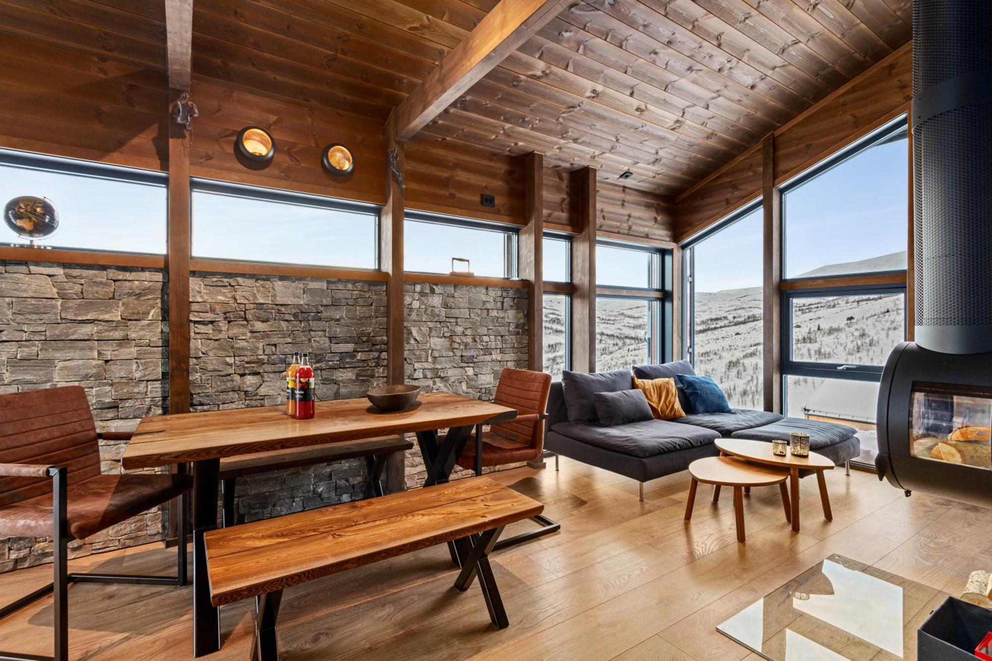 Exclusive Mountain Cabin With Spectacular Views At The Top Of Hodlekve With Possibility Of Extra Unit ซงดาล ภายนอก รูปภาพ
